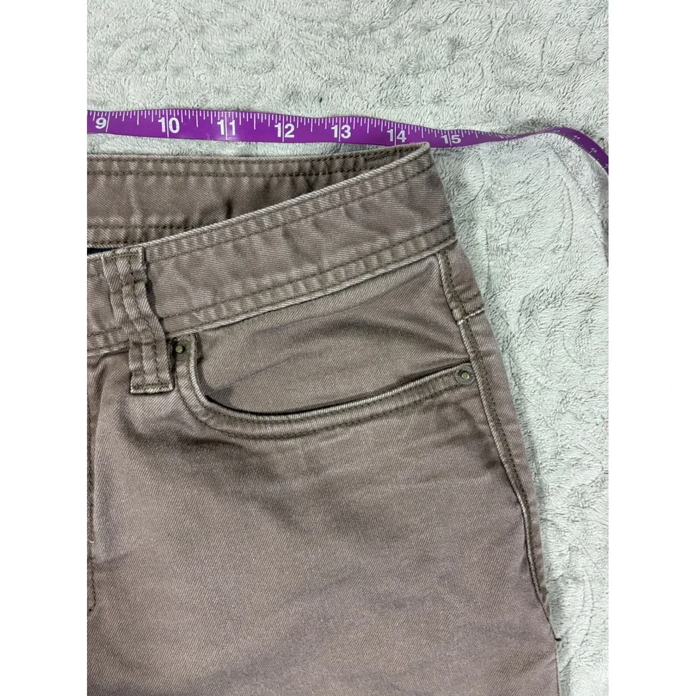 prAna Mens Slim Fit 5-Pocket Twill Pants Size 30x32 Brown Hiking Outdoor